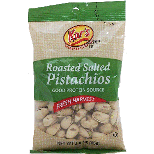 Kar's  roasted & salted pistachios 3oz