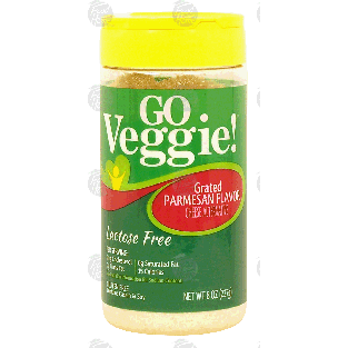 Go Veggie!  grated parmesan flavor cheese alternative 8oz