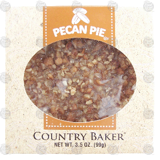 Specialty Bakers Country Baker pecan pie, single serve 3.5-oz