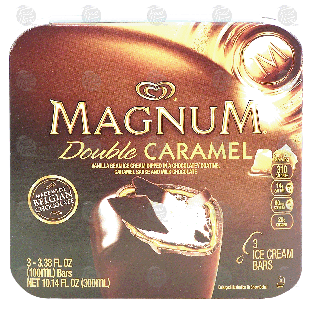 Magnum Double Caramel vanilla bean ice cream dipped in a cho10.14-fl o