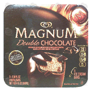 Magnum Double Chocolate chocolate ice cream dipped in a choc10.14-fl o