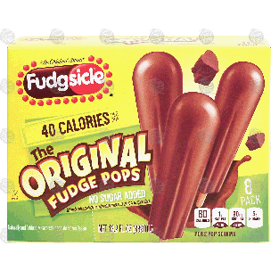 Fudgsicle The Original Fudge Pops fudge pops, no sugar added13.2-fl oz