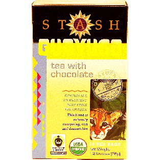 Stash Guayusa tea with chocolate, 18-bags 1.2oz