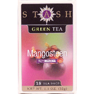 Stash Mangosteen green tea with matcha, 18-bags 1.1oz