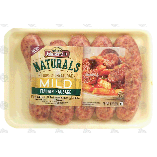 Johnsonville Naturals mild italian sausage, 5-count 16oz