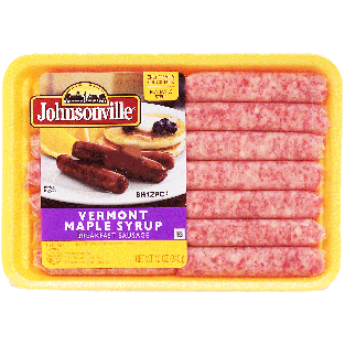 Johnsonville  breakfast sausage, vermont maple syrup 12oz