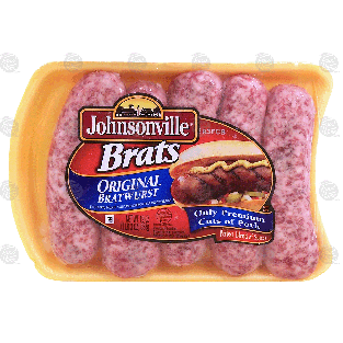 Johnsonville  original bratwurst, 5-count, bunsize 19oz