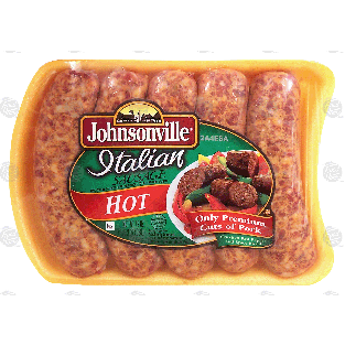 Johnsonville  hot italian sausage, ground 16oz