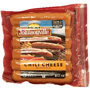 Johnsonville  chili cheese smoked sausage, 6-links 14oz