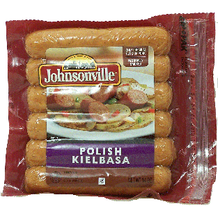 Johnsonville  polish kielbasa, naturally smoked, cuts of pork, 6-c14oz