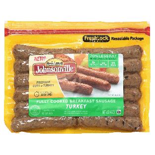 Johnsonville  fully cooked breakfast sausage original recipe, 12 9.6oz