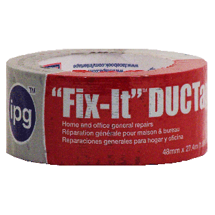 Intertape Fix-It duc tape, grey, 1.88in x 30yds  1ct