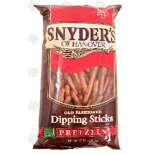 Snyder's Of Hanover  old fashioned dipping sticks, pretzels 12oz