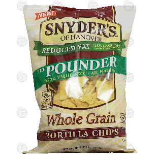 Snyder's Of Hanover The Pounder reduced fat whole grain tortilla c16oz