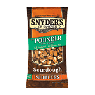 Snyder's Of Hanover Nibblers Sourdough Fat Free The Pounder 16oz