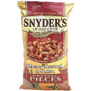 Snyder's Of Hanover  honey mustard & onion pretzel pieces flavored12oz