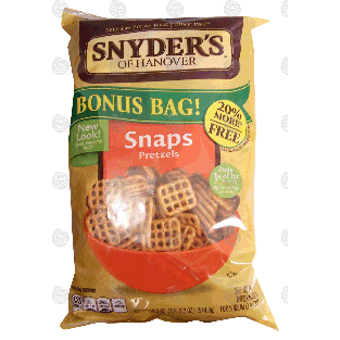 Snyder's Of Hanover  pretzel snaps  19.2oz