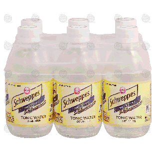 Schweppes  tonic water, contains quinine, 6- 10 fl oz bottles 6-pk