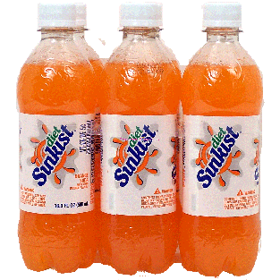 Sunkist  diet orange soda pop, 6 1/2-liter 3L