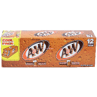 A & W Root Beer 12 Oz Cool Pack 12pk