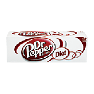 Dr Pepper Soda Diet 12 Oz Cool Pack 12pk