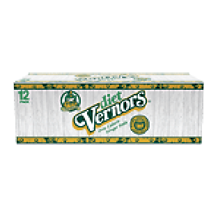 Vernors  zero calorie ginger soda, barrel aged 3 years, bold taste12pk