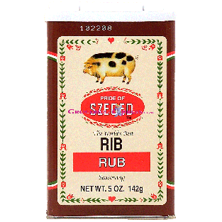 Pride Of Szeged  rib rub seasoning 5oz