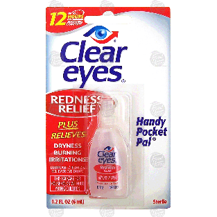 Clear Eyes Handy Pocket Pal redness relief  0.2fl oz