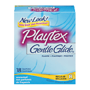 Playtex Tampons Gentle Glide Unscented Regular 18ct
