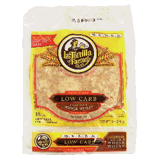 La Tortilla Factory  high fiber low carb made with whole wheat tor13oz