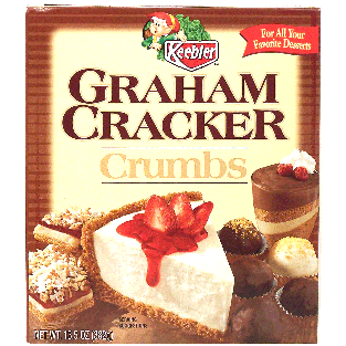 Keebler  graham cracker crumbs 13.5oz