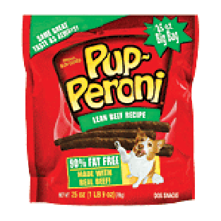Pup-Peroni Dog Snacks Lean Beef  25oz
