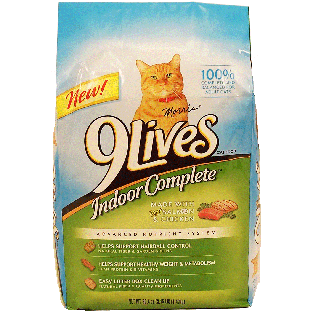 9 Lives Cat Food Daily Essentials w/Real Salmon Chicken & Beef 3.15lb