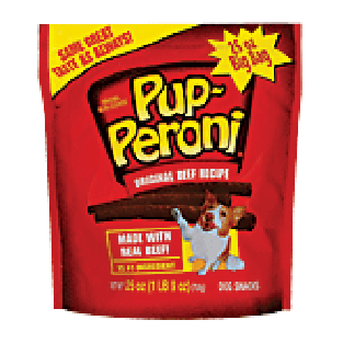 Pup-Peroni Dog Snacks Original Beef 25oz