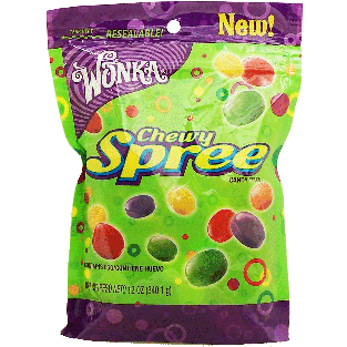 Wonka Chewy Spree candy pieces, contains egg  12oz