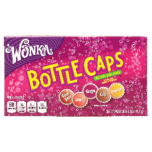 Wonka Bottle Caps soda pop flavored candies 5oz