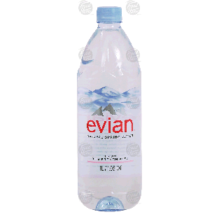 Evian  natural spring water 1-L