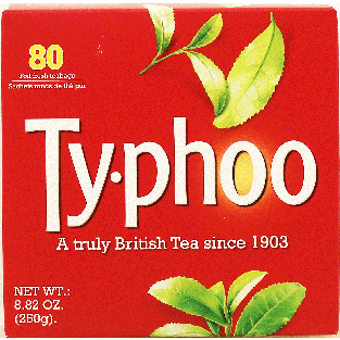 Ty-phoo  british tea, 80-foil fresh tea bags 8.82oz