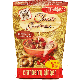 Ruth's Chia Goodness cranberry ginger hot or cold breakfast 12oz