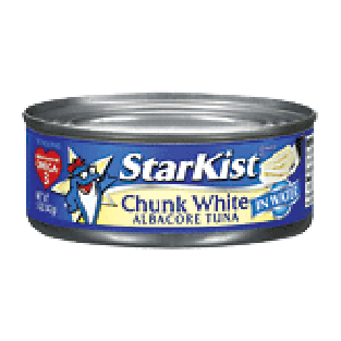 Star Kist  chunk white albacore tuna in water  5oz