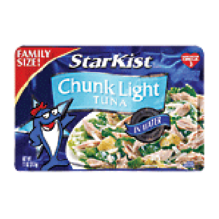 Starkist  chunk light tuna in water  11oz