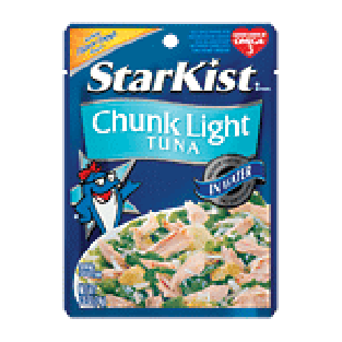 Starkist  chunk light tuna in water  2.6oz