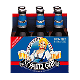 St. Pauli Girl Beer brewed & bottled in germany beer 6-count  12oz