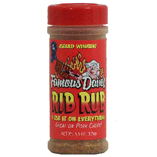 Famous Dave's  rib rub 5.5oz