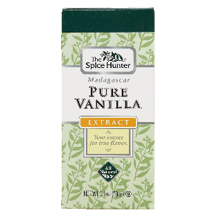 Spice Hunter Madagascar pure vanilla extract 2fl oz