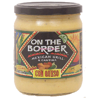 On The Border  con queso made with real cheese 15.5oz