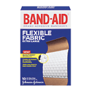 Band-Aid Adhesive Bandages Flexible Fabric Extra Large 10ct