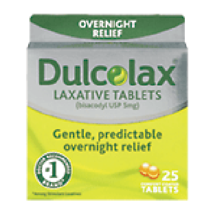 Dulcolax  laxative overnight relief tablets 25ct