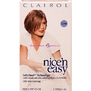 Clairol nice 'n easy permanent color, 6.5g/114 A, natural lightest  1ct