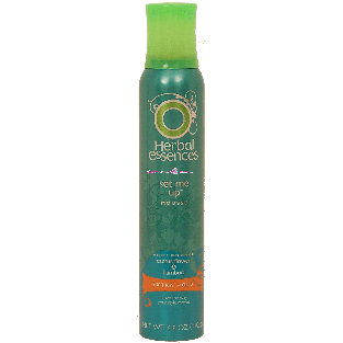 Herbal Essences set me up mousse, strong  6.8oz
